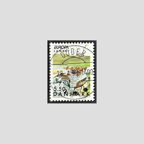 FRIMRKER DANMARK | 1999 - AFA 1210 - Naturreservater - 5,50 Kr. Langli - Pragt Stemplet (Udsgt kvalitet)