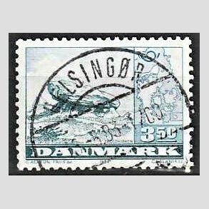 FRIM�RKER DANMARK | 1983 - AFA 770 - F�llesnordisk udgave - 3,50 Kr. bl� - Pragt Stemplet Helsing�r