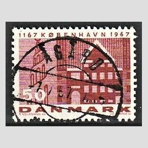 FRIM�RKER DANMARK | 1967 - AFA 456 - K�benhavn 800 �r - 50 �re brunr�d - Lux Stemplet �g�rd