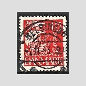 FRIM�RKER DANMARK | 1927 - AFA 169 - Karavel 15 �re r�d - Lux Stemplet Helsing�r