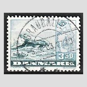 FRIM�RKER DANMARK | 1983 - AFA 770 - F�llesnordisk udgave - 3,50 Kr. bl� - Pragt Stemplet Grauballe