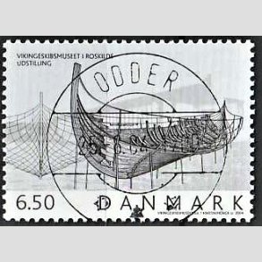 FRIM�RKER DANMARK | 2004 - AFA 1402 - Vikingeskibsmuseet - 6,50 Kr. Udstilling - Pragt Stemplet (Uds�gt kvalitet)