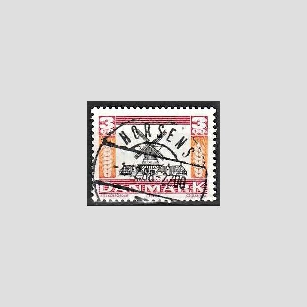 FRIMRKER DANMARK | 1988 - AFA 919 - Gamle mller - 3,00 Kr. rd/orange/sort - Pragt Stemplet Horsens