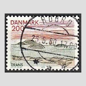 FRIM�RKER DANMARK | 1979 - AFA 688 - Nordjylland - 200 �re flerfarvet - Pragt Stemplet Hobro