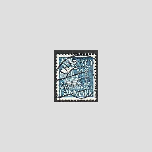 FRIMRKER DANMARK | 1934 - AFA 215 - Karavel 30 re bl Type I - Lux stemplet Thisted