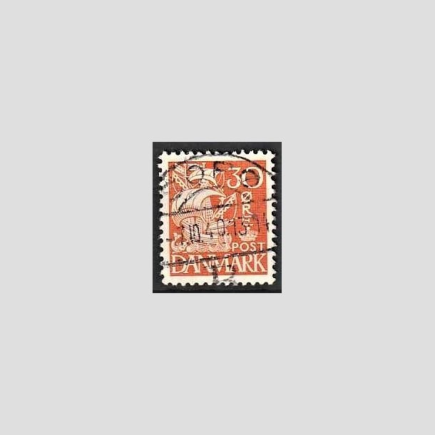 FRIMRKER DANMARK | 1940 - AFA 259 - Karavel 30 re orange Type II - Lux Stemplet Sor