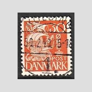 FRIM�RKER DANMARK | 1940 - AFA 259 - Karavel 30 �re orange Type II - Lux Stemplet Kolding