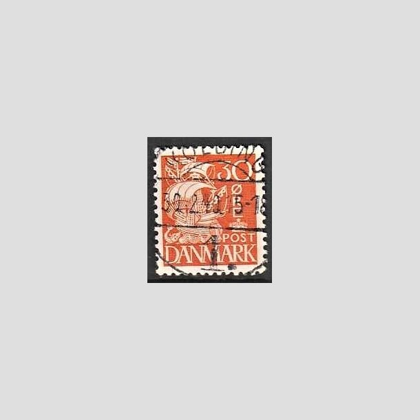 FRIMRKER DANMARK | 1940 - AFA 259 - Karavel 30 re orange Type II - Lux Stemplet Kolding