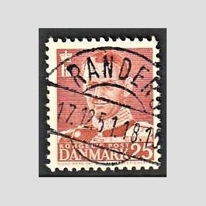 FRIMRKER DANMARK | 1950 - AFA 321 - Fr. IX 25 re rd - Lux Stemplet Randers