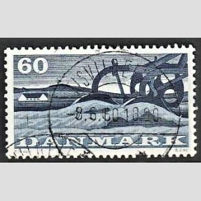 FRIMRKER DANMARK | 1960 - AFA 383 - Landbrugsmotiver - 60 re bl - Pragt Stemplet