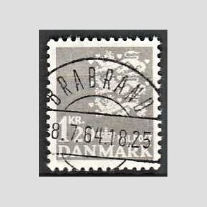 FRIMRKER DANMARK | 1962 - AFA 403 - Rigsvben 1,20 Kr. gr - Lux Stemplet Brabrand