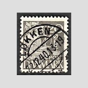 FRIM�RKER DANMARK | 1937-40 - AFA 204a - Karavel 20 �re gr� Type II - Lux Stemplet L�kken