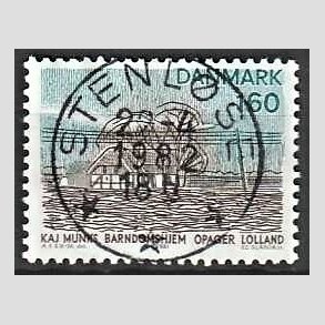 FRIM�RKER DANMARK | 1981 - AFA 732 - Sj�lland og �er - 160 �re flerfarvet - Pragt Stemplet Stenl�se