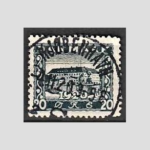 FRIM�RKER DANMARK | 1920-21 - AFA 113 - Genforening 20 �re bl� - Lux Stemplet K�benhavn