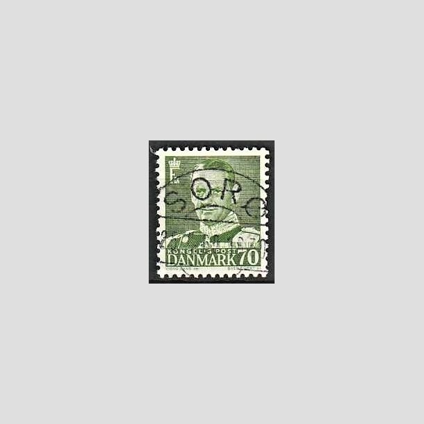 FRIMRKER DANMARK | 1950 - AFA 324 - Fr. IX 70 re mrkgrn - Lux Stemplet Sor