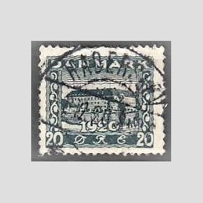 FRIM�RKER DANMARK | 1920-21 - AFA 113 - Genforening 20 �re bl� - Lux Stemplet Haderslev