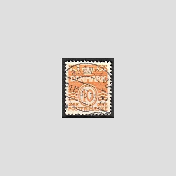 FRIMRKER DANMARK | 1933 - AFA 202 - Blgelinie 10 re orange type IA - Lux Stemplet Brnshj