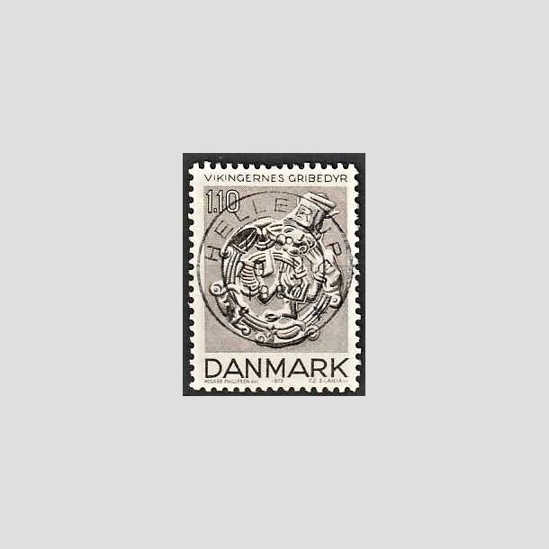 FRIMRKER DANMARK | 1979 - AFA 684 - Vikingetiden - 1,10 Kr. brun - Pragt Stemplet Hellerup