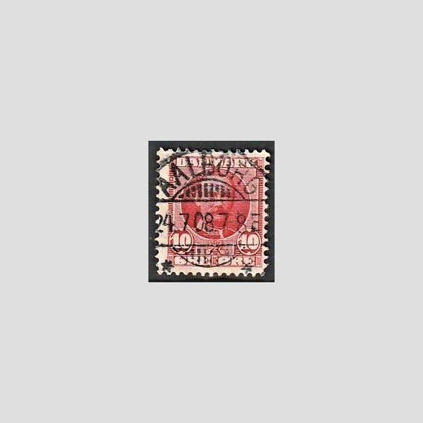 FRIMRKER DANMARK | 1907 - AFA 55 - Frederik VIII 10 re rd - Lux Stemplet Aalborg