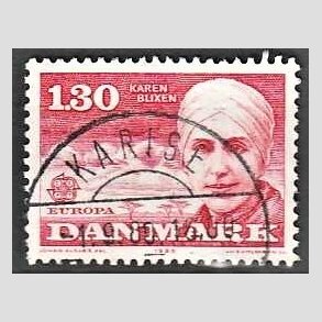 FRIM�RKER DANMARK | 1980 - AFA 695 - Europam�rker - 1,30 Kr. r�d - Pragt Stemplet Karise