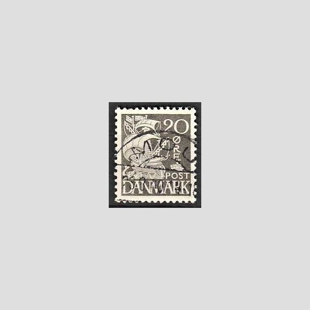 FRIMRKER DANMARK | 1937-40 - AFA 204a - Karavel 20 re gr Type II - Lux Stemplet Mou