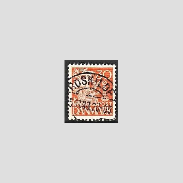 FRIMRKER DANMARK | 1940 - AFA 259 - Karavel 30 re orange Type II - Lux Stemplet Roskilde