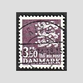 FRIMRKER DANMARK | 1972 - AFA 529 - Rigsvben 3,50 Kr. violet - Pragt Stemplet Ribe