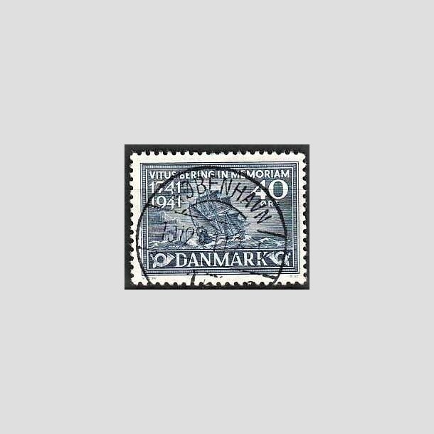 FRIMRKER DANMARK | 1941 - AFA 272 - Vitus Bering 40 re bl - Lux Stemplet Kbenhavn