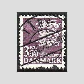 FRIMRKER DANMARK | 1972 - AFA 529 - Rigsvben 3,50 Kr. violet - Pragt Stemplet Trs