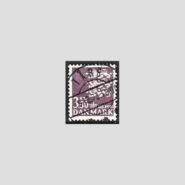 FRIMRKER DANMARK | 1972 - AFA 529 - Rigsvben 3,50 Kr. violet - Pragt Stemplet Trs