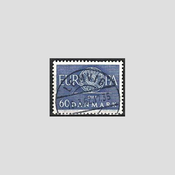 FRIMRKER DANMARK | 1960 - AFA 389 - CEPT - 60 re bl - Pragt Stemplet Lemvig