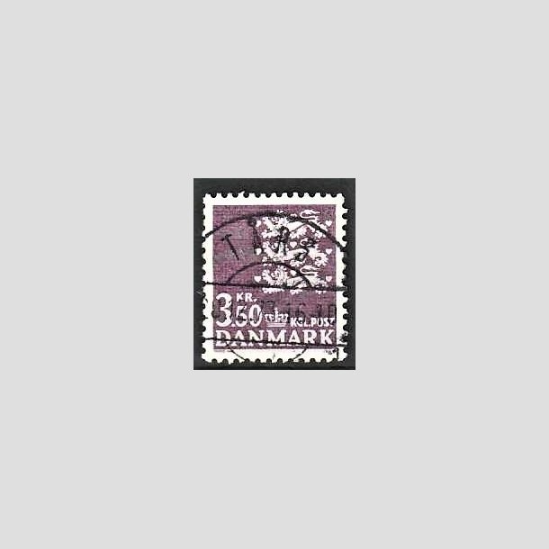 FRIMRKER DANMARK | 1972 - AFA 529 - Rigsvben 3,50 Kr. violet - Pragt Stemplet Trs