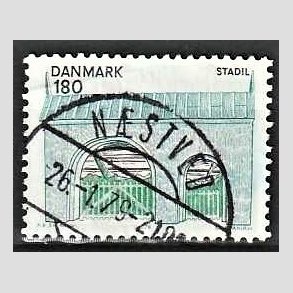 FRIM�RKER DANMARK | 1978 - AFA 663 - Midtjylland - 180 �re flerfarvet - Pragt Stemplet N�stved