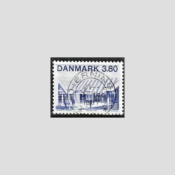 FRIMRKER DANMARK | 1987 - AFA 883 - Europamrker - 3,80 Kr. bl - Pragt Stemplet Herning