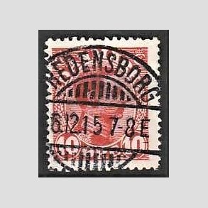 FRIMRKER DANMARK | 1913 - AFA 69 - Chr. X 10 re rd - Lux Stemplet Fredensborg