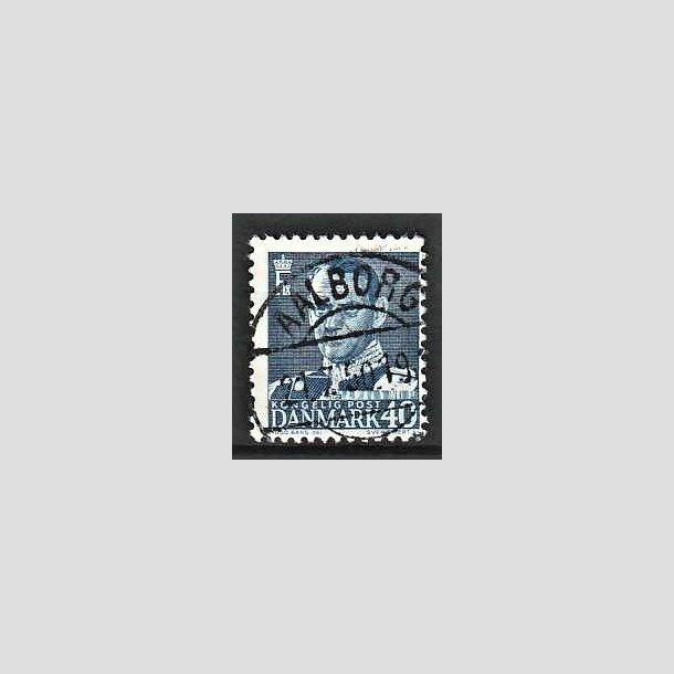 FRIMRKER DANMARK | 1948-50 - AFA 310 - Fr. IX 40 re bl - Lux Stemplet