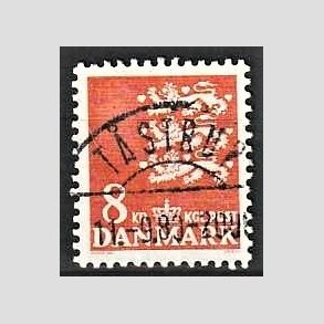 FRIMRKER DANMARK | 1979 - AFA 681 - Rigsvben 8 Kr. orange - Pragt Stemplet Tstrup