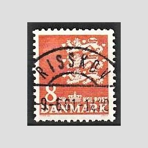 FRIMRKER DANMARK | 1979 - AFA 681 - Rigsvben 8 Kr. orange - Pragt Stemplet Risskov