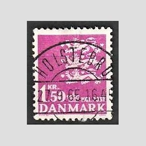 FRIMRKER DANMARK | 1962 - AFA 405 - Rigsvben 1,50 Kr. rdlilla - Lux Stemplet Holstebro