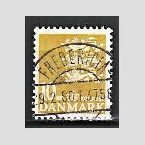 FRIMRKER DANMARK | 1976 - AFA 622 - Rigsvben 10 Kr. gul - Pragt Stemplet Fredericia