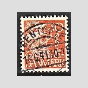 FRIM�RKER DANMARK | 1940 - AFA 259 - Karavel 30 �re orange Type II - Lux Stemplet Gentofte