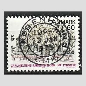 FRIM�RKER DANMARK | 1974 - AFA 567 - Landsdelsserie Fyn - 60 �re flerfarvet - Lux Stemplet