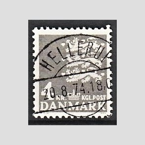 FRIMRKER DANMARK | 1969 - AFA 487 - Rigsvben 4 Kr. gr - Pragt Stemplet Hellerup