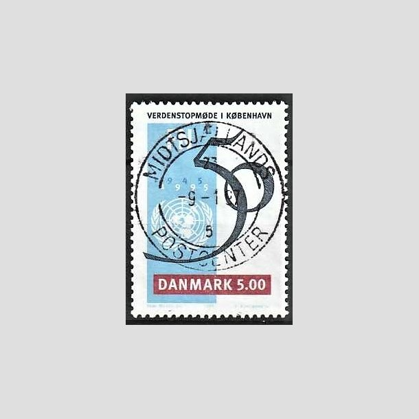 FRIMRKER DANMARK | 1995 - AFA 1085 - FN 50 r - 5,00 Kr. flerfarvet - Pragt Stemplet