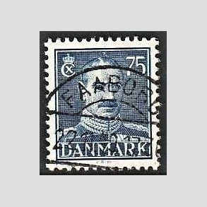 FRIMRKER DANMARK | 1946 - AFA 297 - Chr. X 75 re mrkbl - Lux Stemplet Faaborg