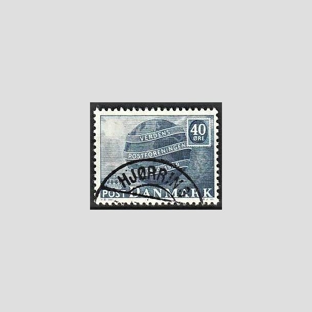 FRIMRKER DANMARK | 1949 - AFA 316 - Verdenspostforeningen 75 r - 40 re bl - Lux Stemplet Hjrring