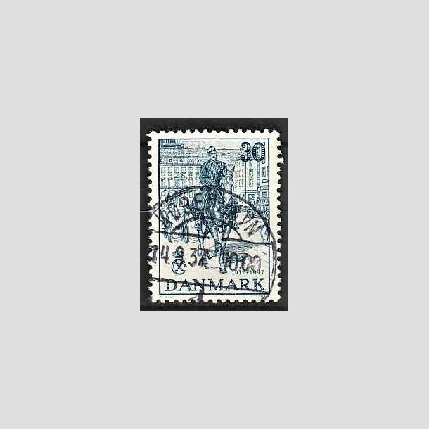 FRIMRKER DANMARK | 1937 - AFA 242 - Chr. X 25 re jubilum 30 re bl - Lux Stemplet Kbenhavn