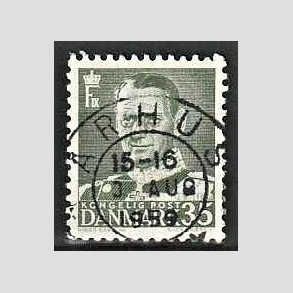 FRIMRKER DANMARK | 1951 - AFA 326 - Fr. IX 35 re grnsort - Lux Stemplet rhus