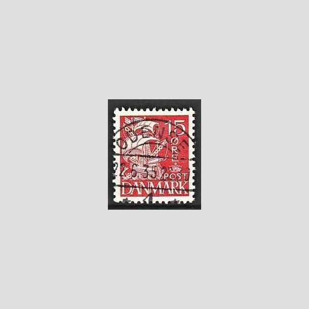 FRIMRKER DANMARK | 1937-40 - AFA 203a - Karavel 15 re rd Type II - Lux Stemplet Odense