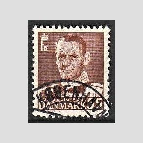 FRIMRKER DANMARK | 1951 - AFA 327 - Fr. IX 55 re brun - Pragt Stemplet Kbenhavn